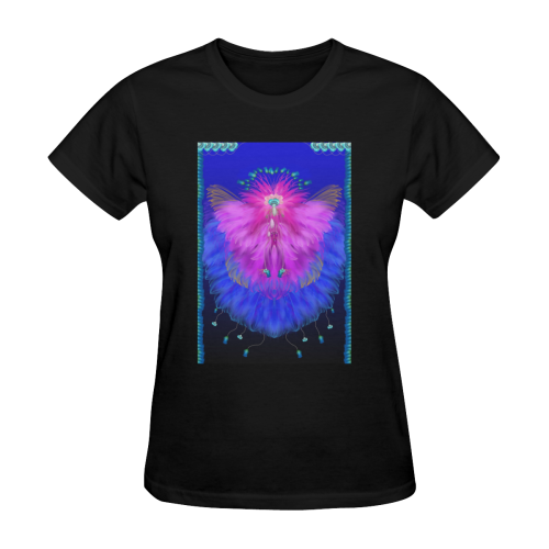 feathers2 Women's T-Shirt in USA Size (Two Sides Printing)