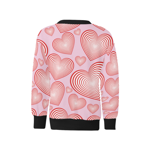 Heart in heartS Kids' All Over Print Sweatshirt (Model H37)