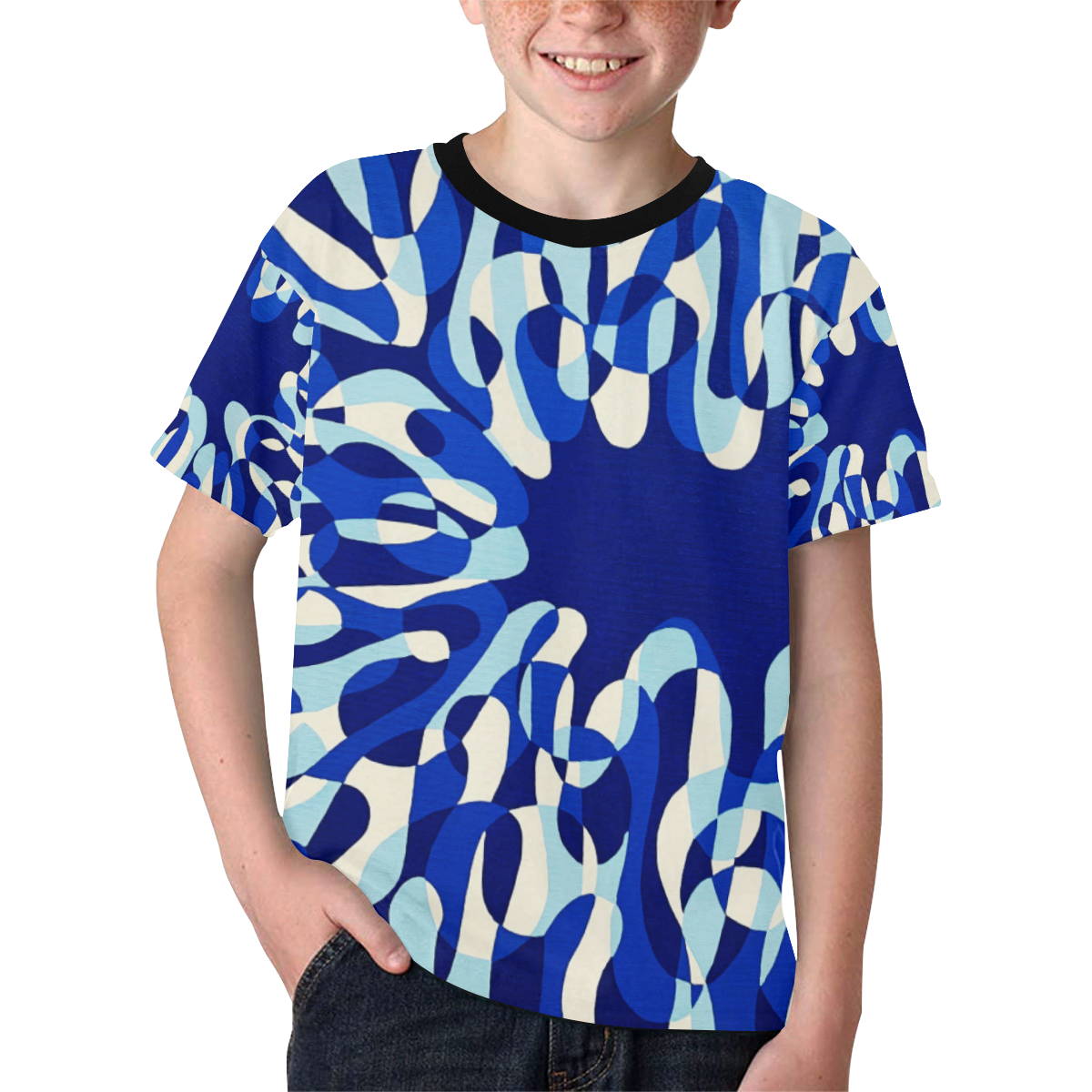 Santorini Kids' All Over Print T-shirt (Model T65)