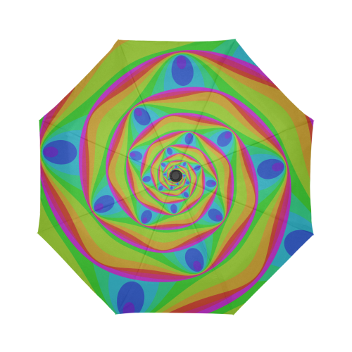 Oval eyes Auto-Foldable Umbrella (Model U04)