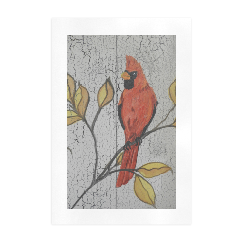 Red Cardinal Art Print 19‘’x28‘’