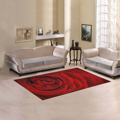 Red rosa Area Rug 5'x3'3''