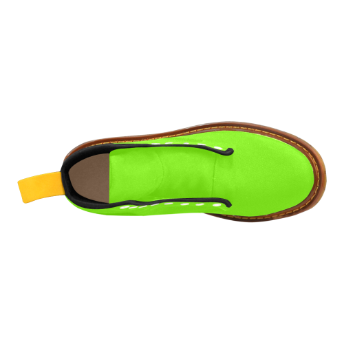 color chartreuse Martin Boots For Men Model 1203H