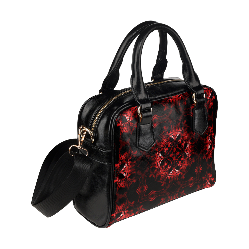 Awesome Lord Mobloch Vampire Demon Blood Orchid Design Darkstar Shoulder Handbag (Model 1634)