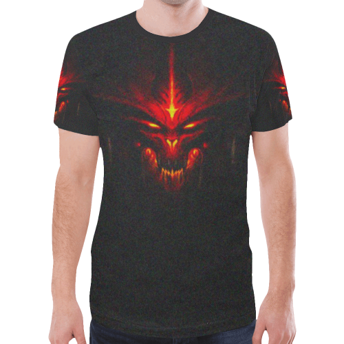 Demon Inside Gothic Underground Graphic Tee New All Over Print T-shirt for Men (Model T45)