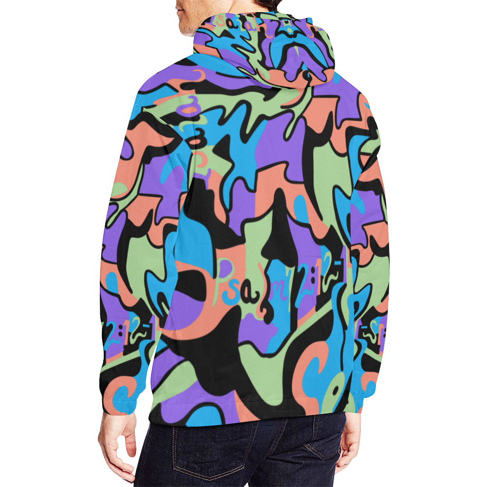 Seen_Hoodie_Men All Over Print Hoodie for Men (USA Size) (Model H13)