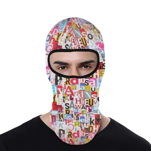 Letters by Artdream All Over Print Balaclava