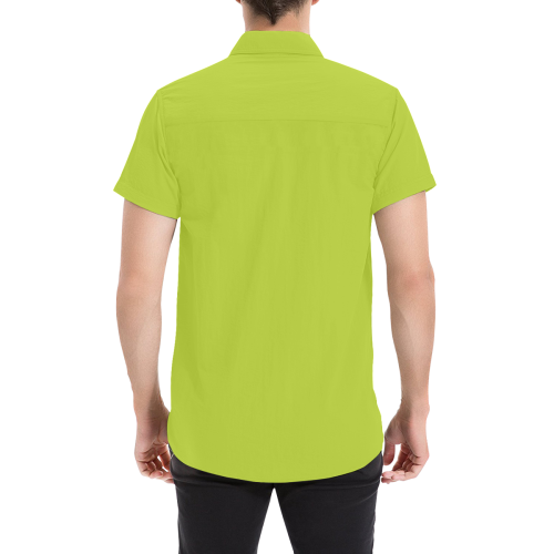 Lime Punch Men's All Over Print Short Sleeve Shirt (Model T53)