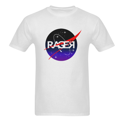 RAGER GANG NASA LOGO TEE Men's T-Shirt in USA Size (Two Sides Printing)