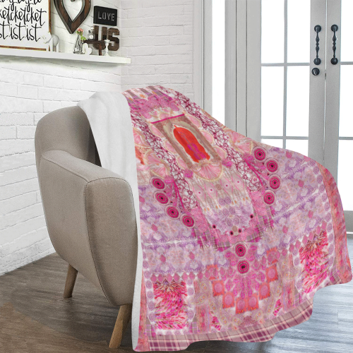 fiesta pink Ultra-Soft Micro Fleece Blanket 54''x70''