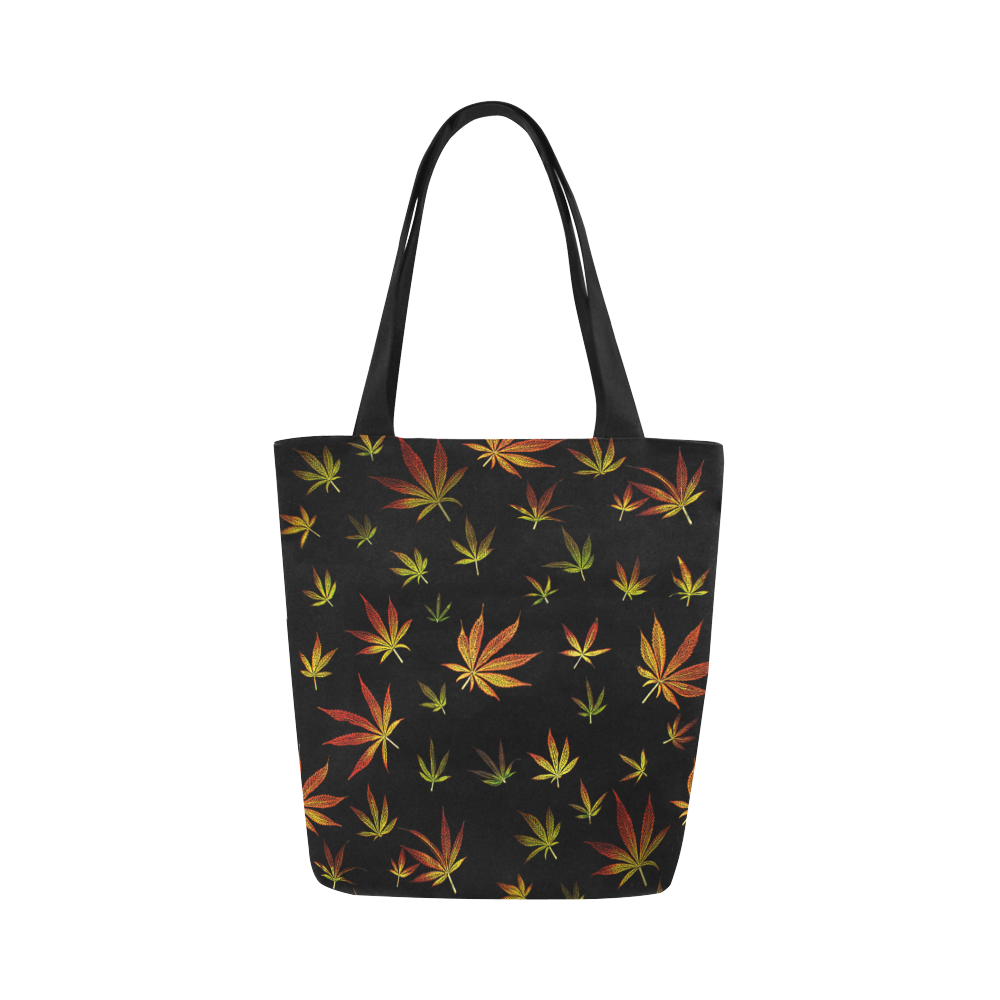 Marijuana Leaves Canvas Tote Bag (Model 1657)