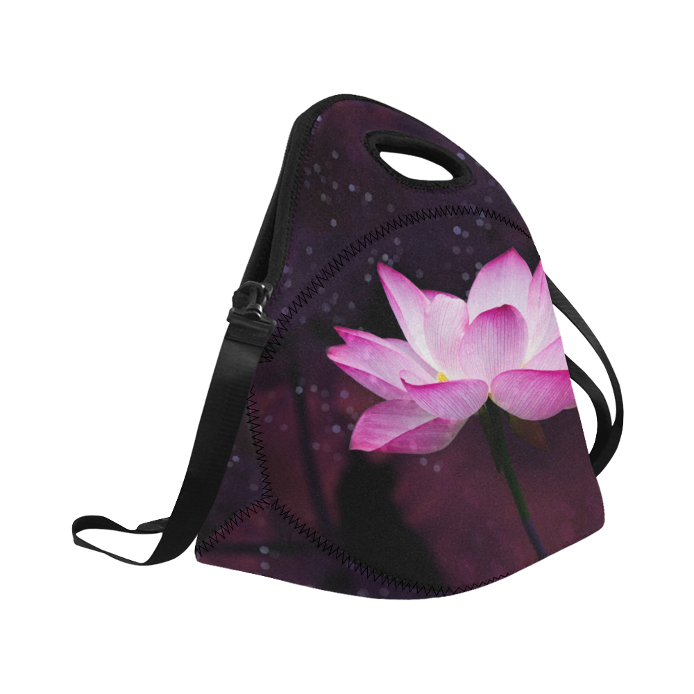 magical lotus Neoprene Lunch Bag/Large (Model 1669)