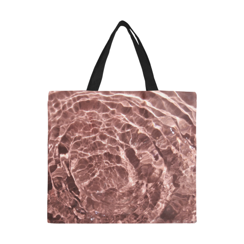 blush dip All Over Print Canvas Tote Bag/Large (Model 1699)