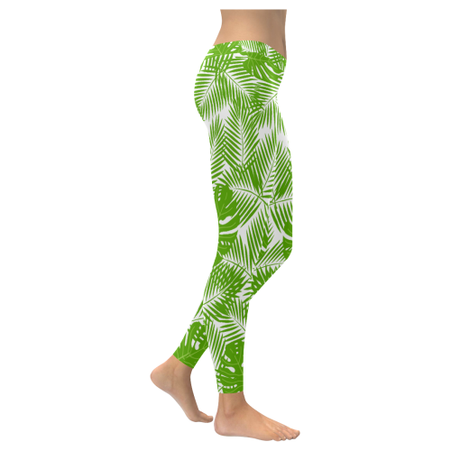 Leaf Women's Low Rise Leggings (Invisible Stitch) (Model L05)