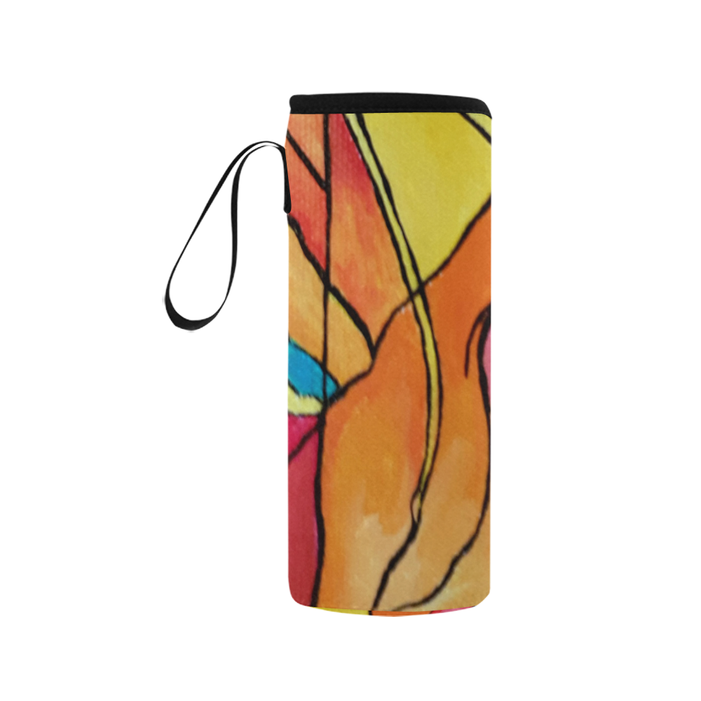 ABSTRACT Neoprene Water Bottle Pouch/Medium