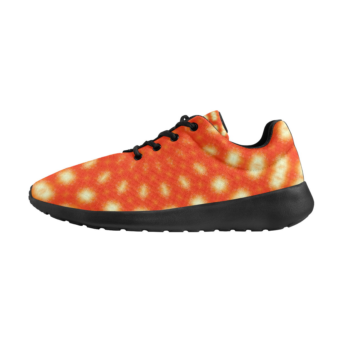 Red Orange Design Women's Athletic Shoes (Model 0200)