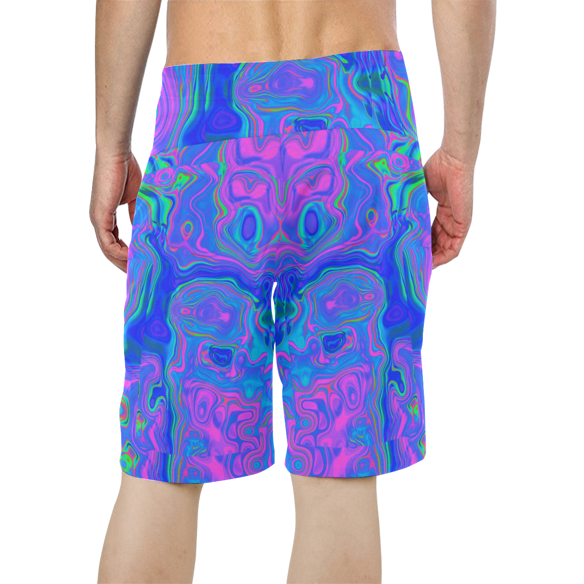 Psyche Me Out Men's All Over Print Board Shorts (Model L16)