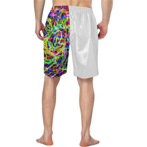 colorful abstract pattern Men's Swim Trunk/Large Size (Model L21)