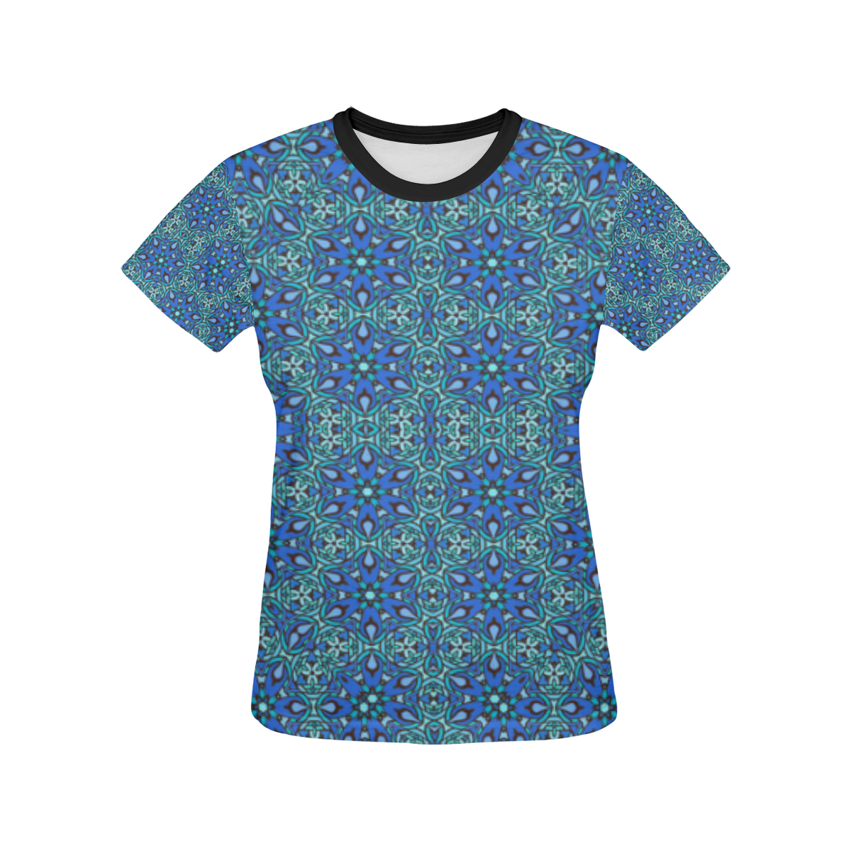 oriental Pattern 6 by JamColors All Over Print T-shirt for Women/Large Size (USA Size) (Model T40)