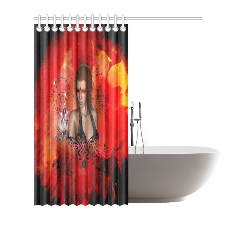 Fairy with clef Shower Curtain 72"x72"
