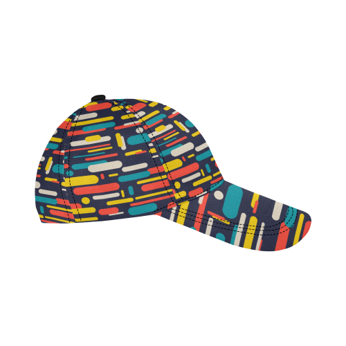 Colorful Rectangles All Over Print Dad Cap C (7-Pieces Customization)