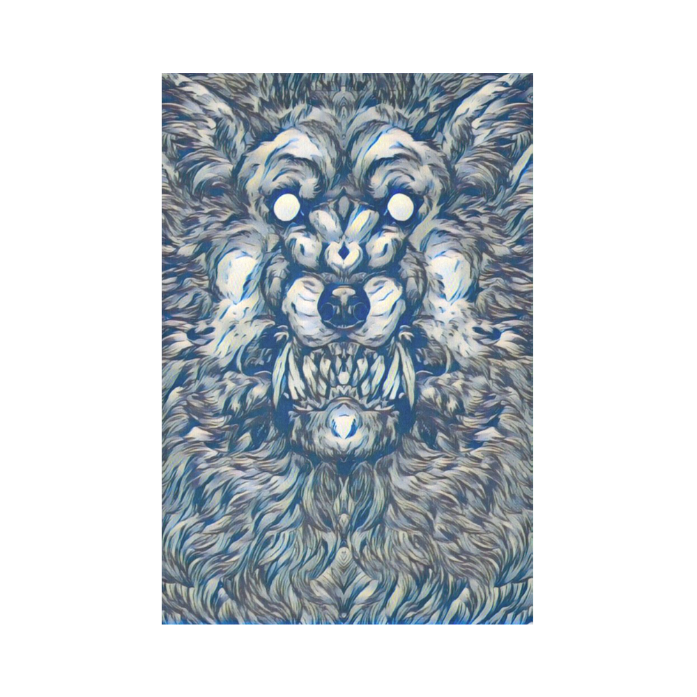 3D Dark Werewolf Cotton Linen Wall Tapestry 60"x 90"