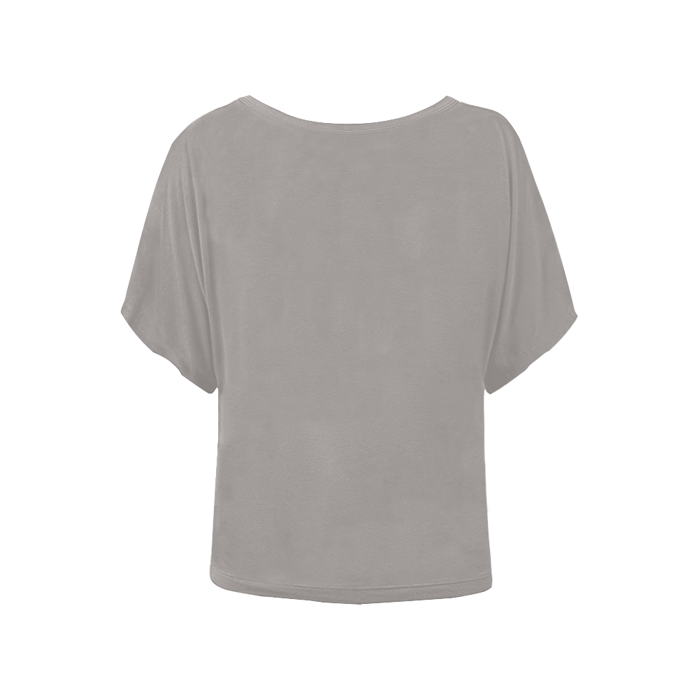 Ash Women's Batwing-Sleeved Blouse T shirt (Model T44)