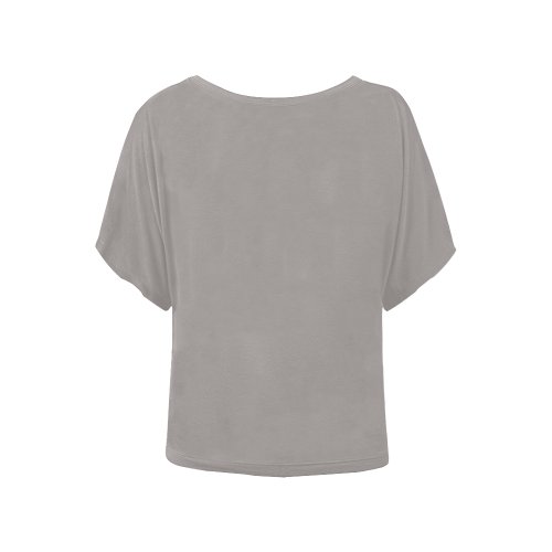 Ash Women's Batwing-Sleeved Blouse T shirt (Model T44)