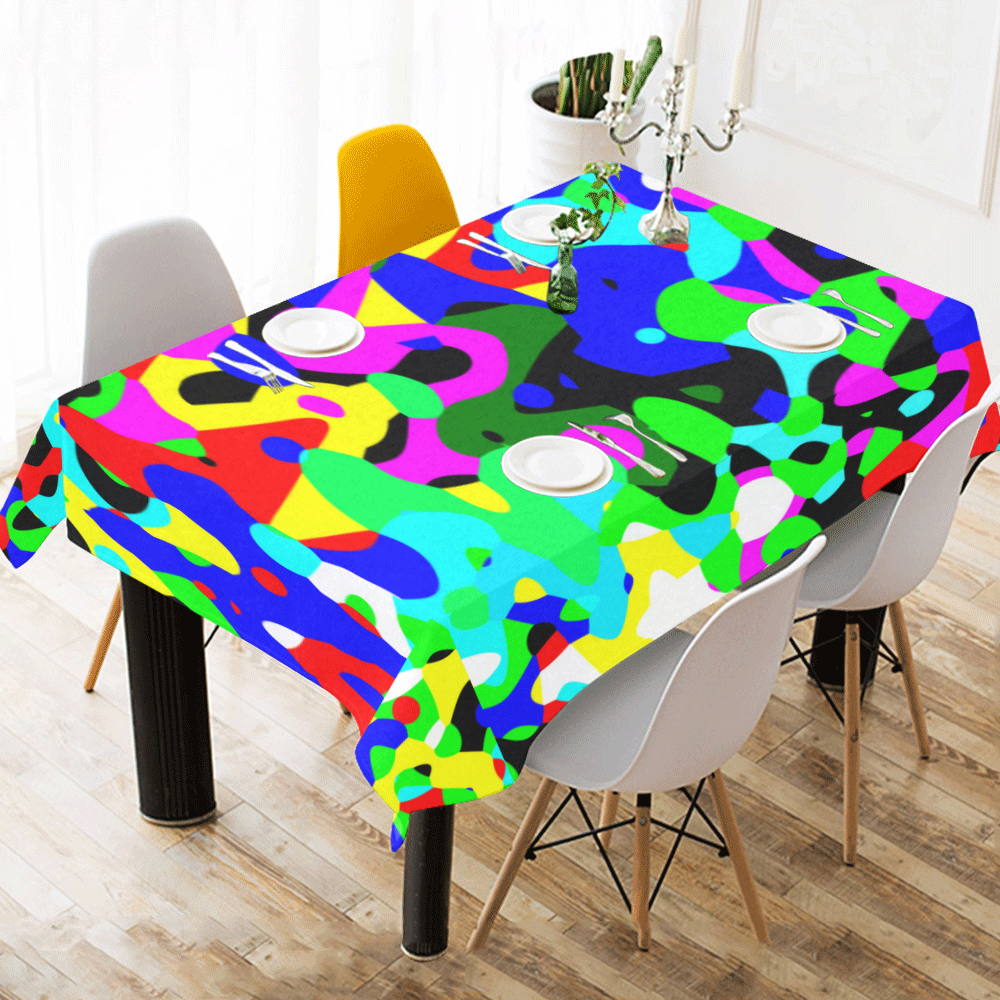 CHAOS Cotton Linen Tablecloth 60" x 90"