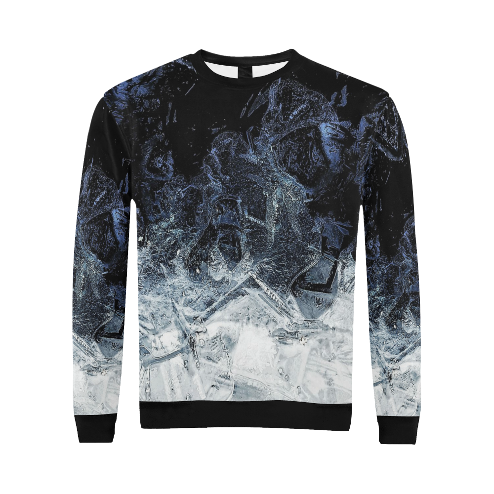 oil_a All Over Print Crewneck Sweatshirt for Men (Model H18)