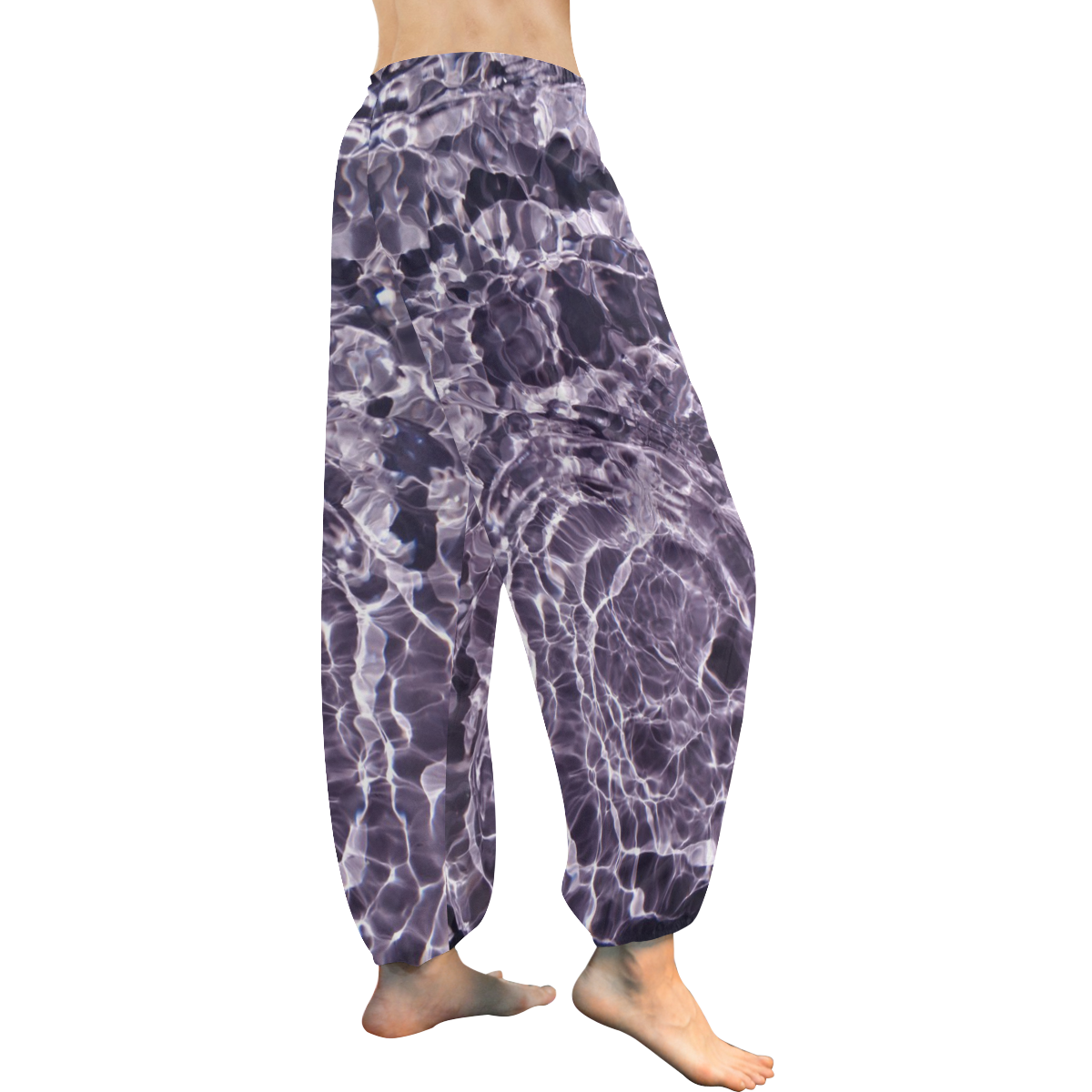 violaceous soul Women's All Over Print Harem Pants (Model L18)