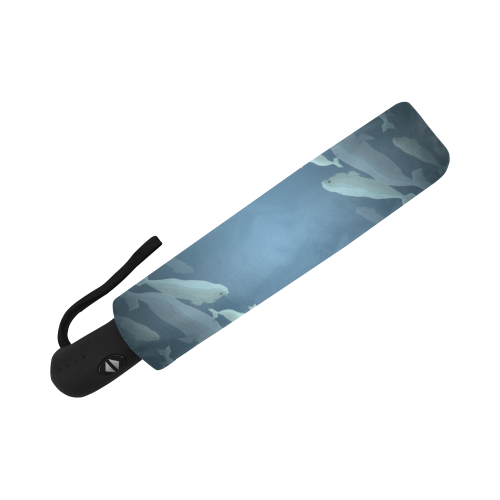 Beluga Whales Umbrellas Auto-Foldable Umbrella (Model U04)