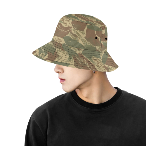 rhodesian brushstroke All Over Print Bucket Hat for Men