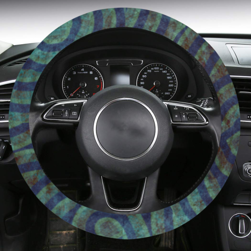 Mountain Spring Steering Wheel Cover with Anti-Slip Insert