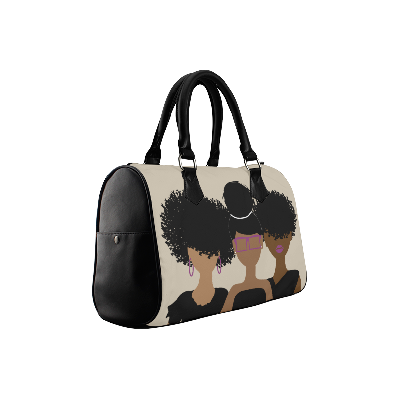 Curly Girl Trio (Royalty) Handbag Boston Handbag (Model 1621)