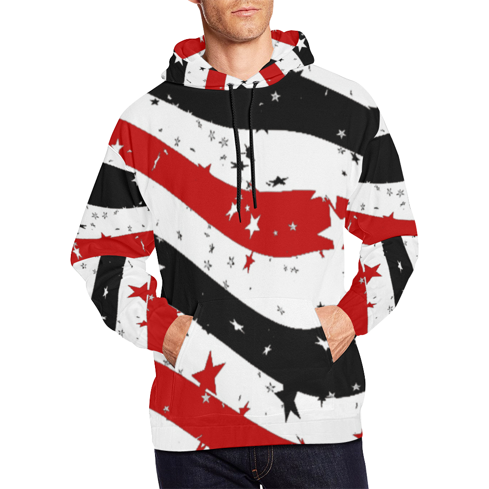 13rb All Over Print Hoodie for Men (USA Size) (Model H13)