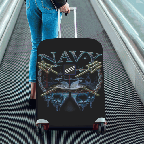 Navy Seaman E-3 Luggage Cover/Large 26"-28"