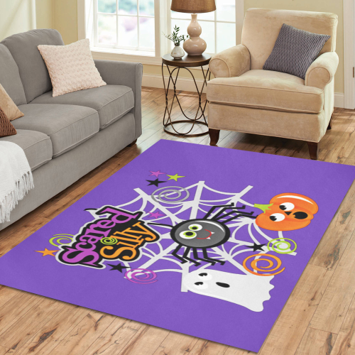 Scared Silly Area Rug7'x5'