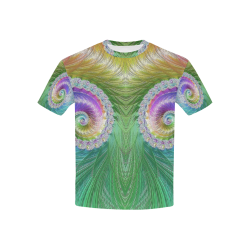 Frax Fractal Rainbow Kids' All Over Print T-shirt (USA Size) (Model T40)