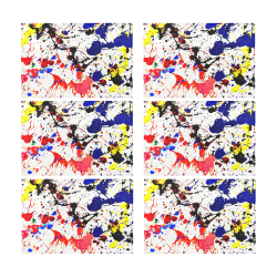 Blue & Red Paint Splatter Placemat 12’’ x 18’’ (Set of 6)