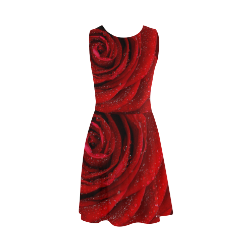 Red rosa Atalanta Sundress (Model D04)