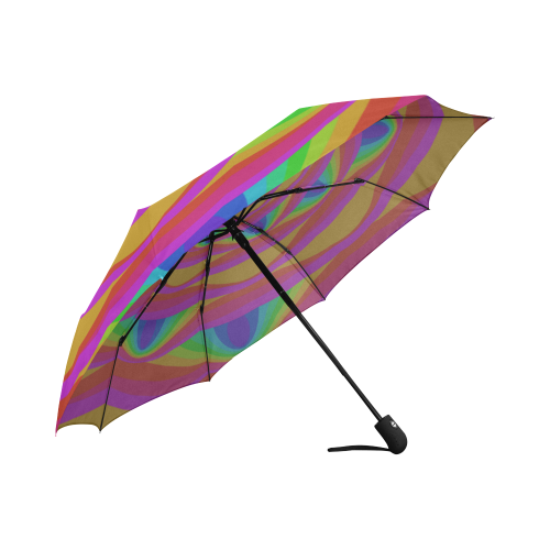 Oval vortex Auto-Foldable Umbrella (Model U04)