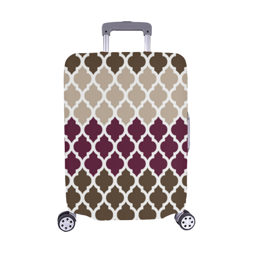 stripe lace pattern Luggage Cover/Medium 22"-25"