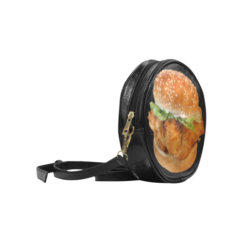 CHICKEN SANDWICH Round Sling Bag (Model 1647)