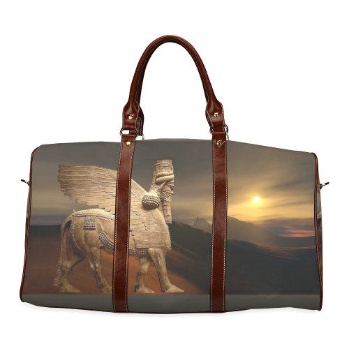 Lamassu sun shine Waterproof Travel Bag/Small (Model 1639)
