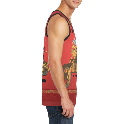 Santa Claus wish you a merry Christmas Men's All Over Print Tank Top (Model T57)