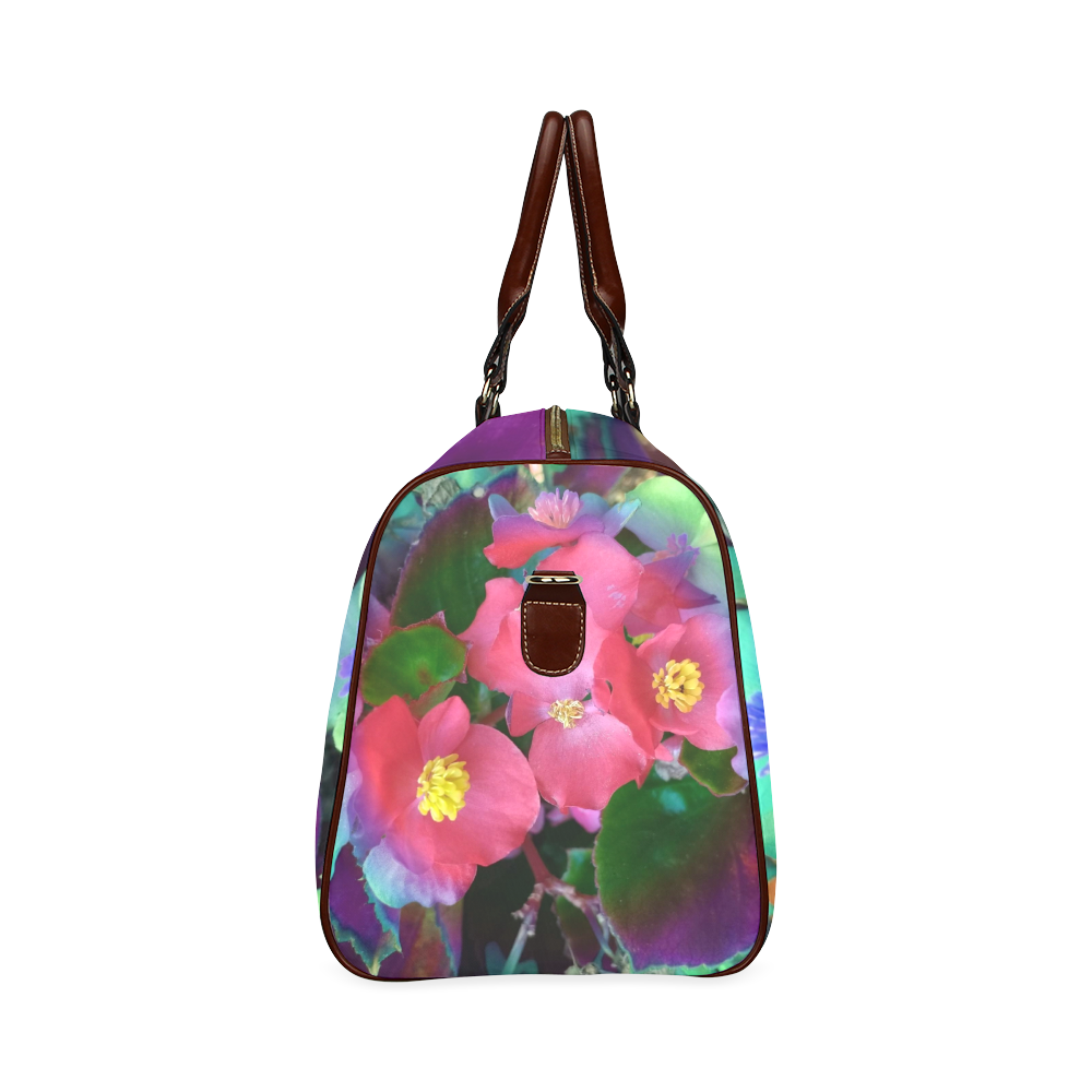 Pink3 Waterproof Travel Bag/Small (Model 1639)
