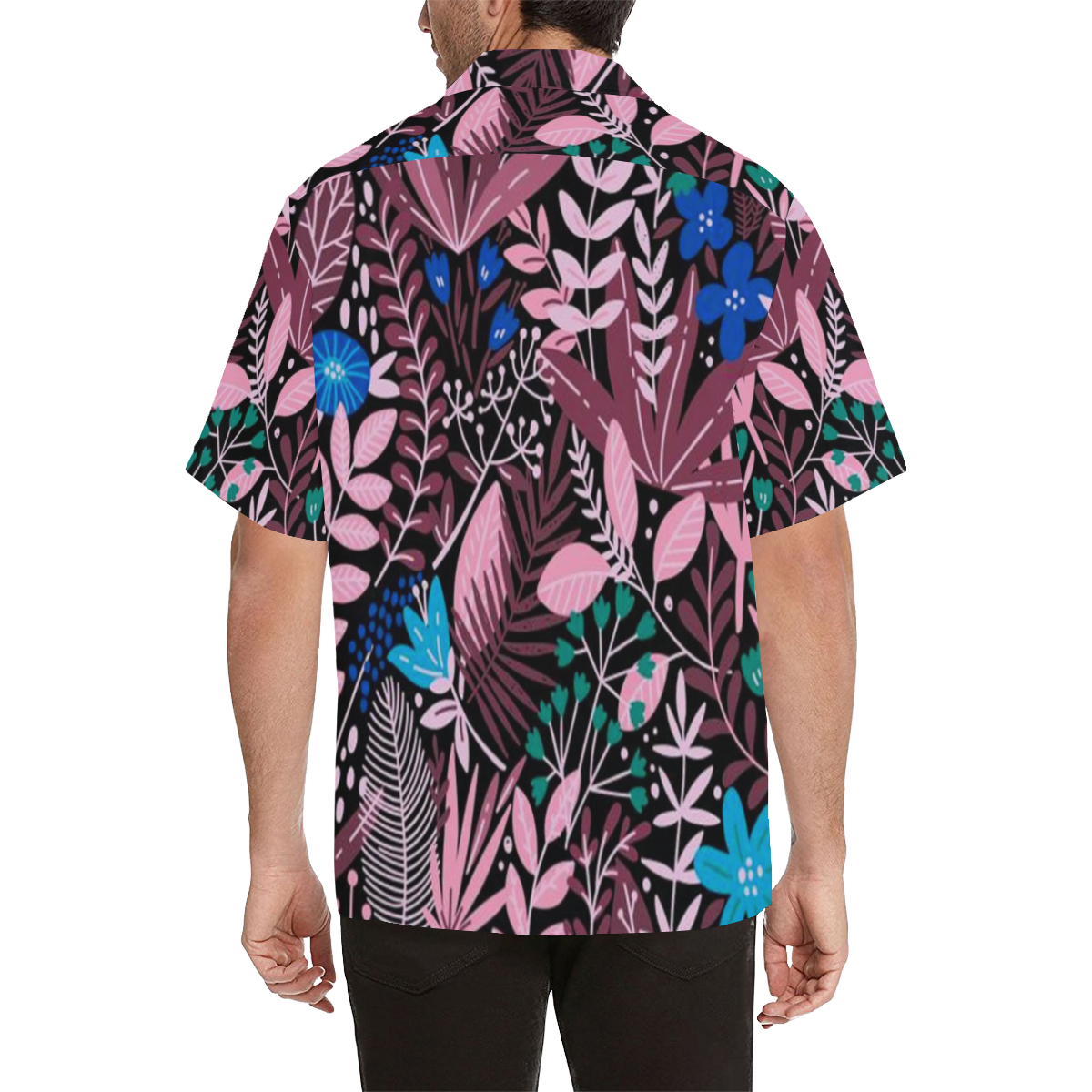 Awesome Vintage Jungle Hawaiian Shirt (Model T58)