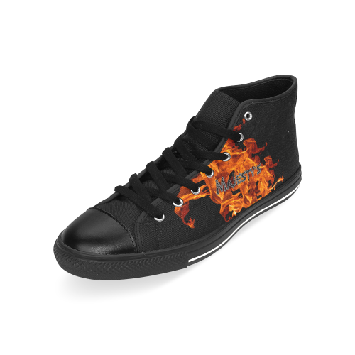 Chaussures Flammes Majesty's Men’s Classic High Top Canvas Shoes /Large Size (Model 017)