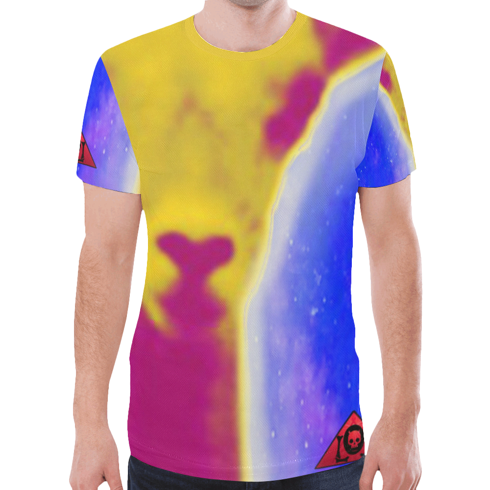 The Lowest of Low Starry Space Goat New All Over Print T-shirt for Men (Model T45)